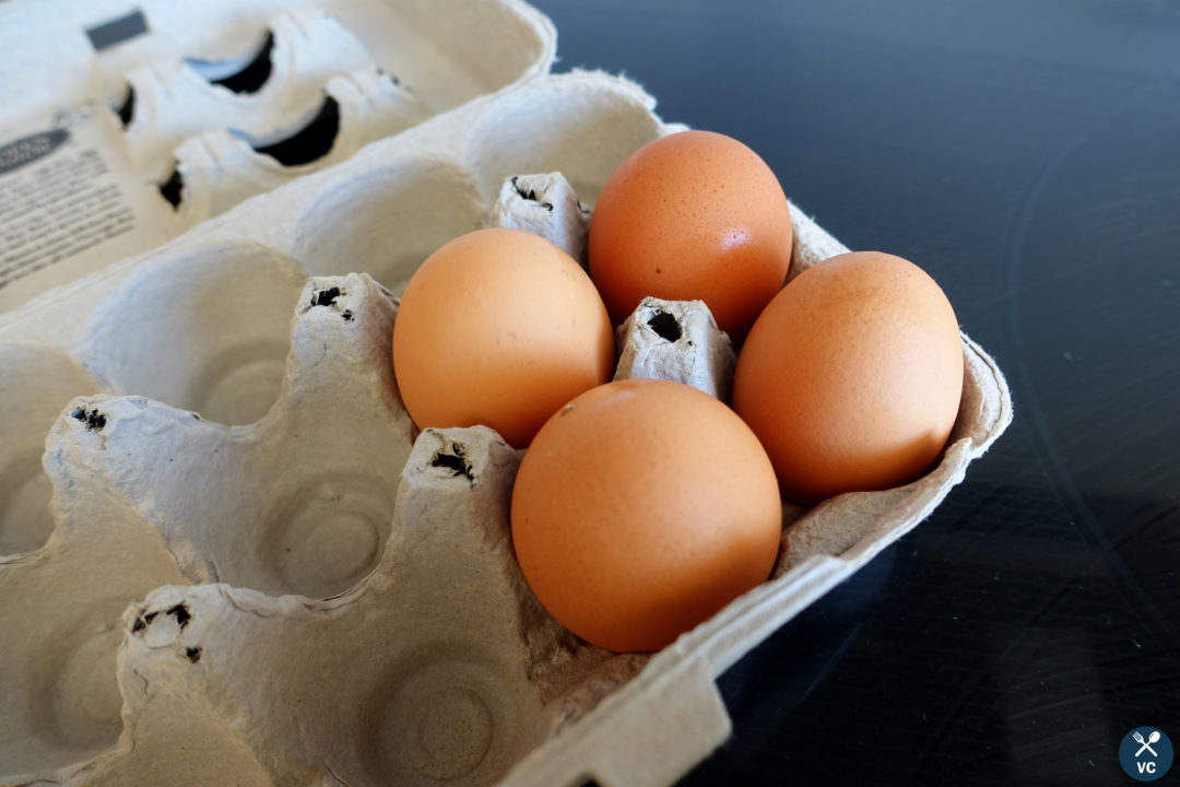 Raw eggs for boiled eggs (VC in the Kitchen)