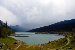 Disappearing Medicine Lake, Jasper National Park, Alberta