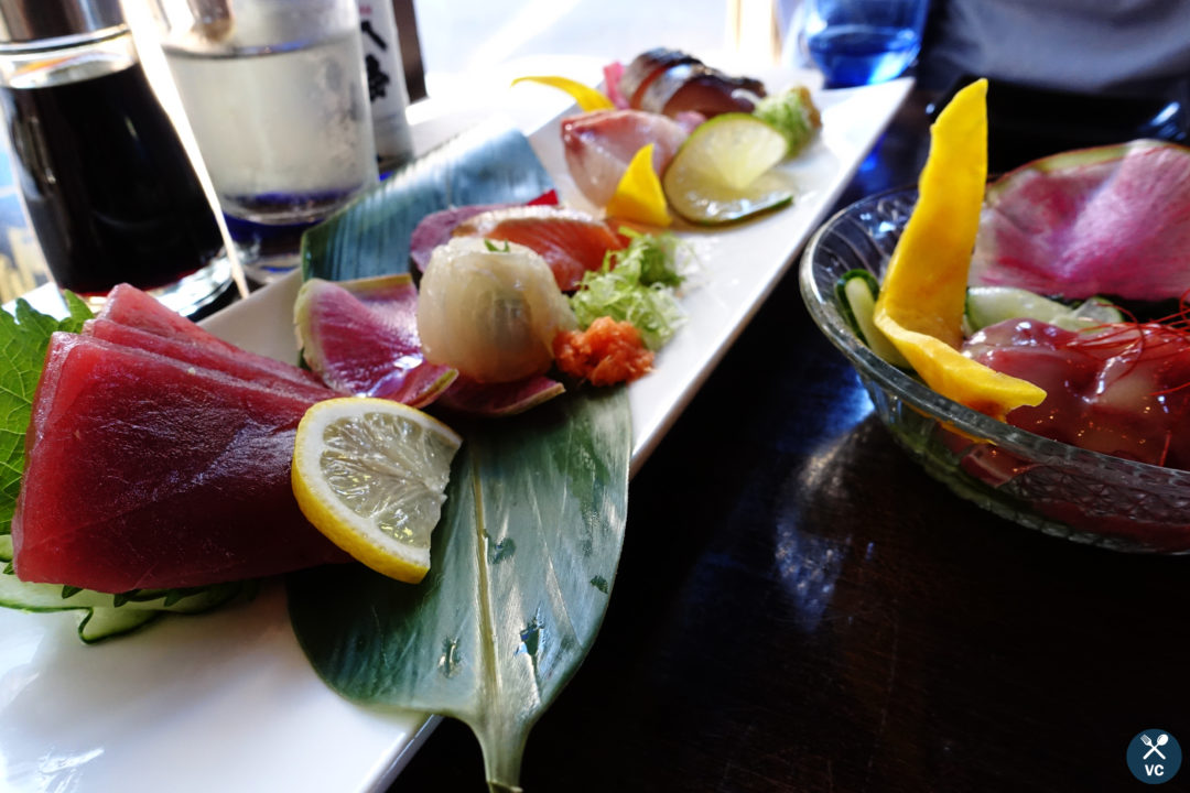 Ten piece sashimi omakase from Tsubasa Sushi SF (VC in the Kitchen)